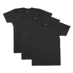 3-Pack Blank Tees | Black