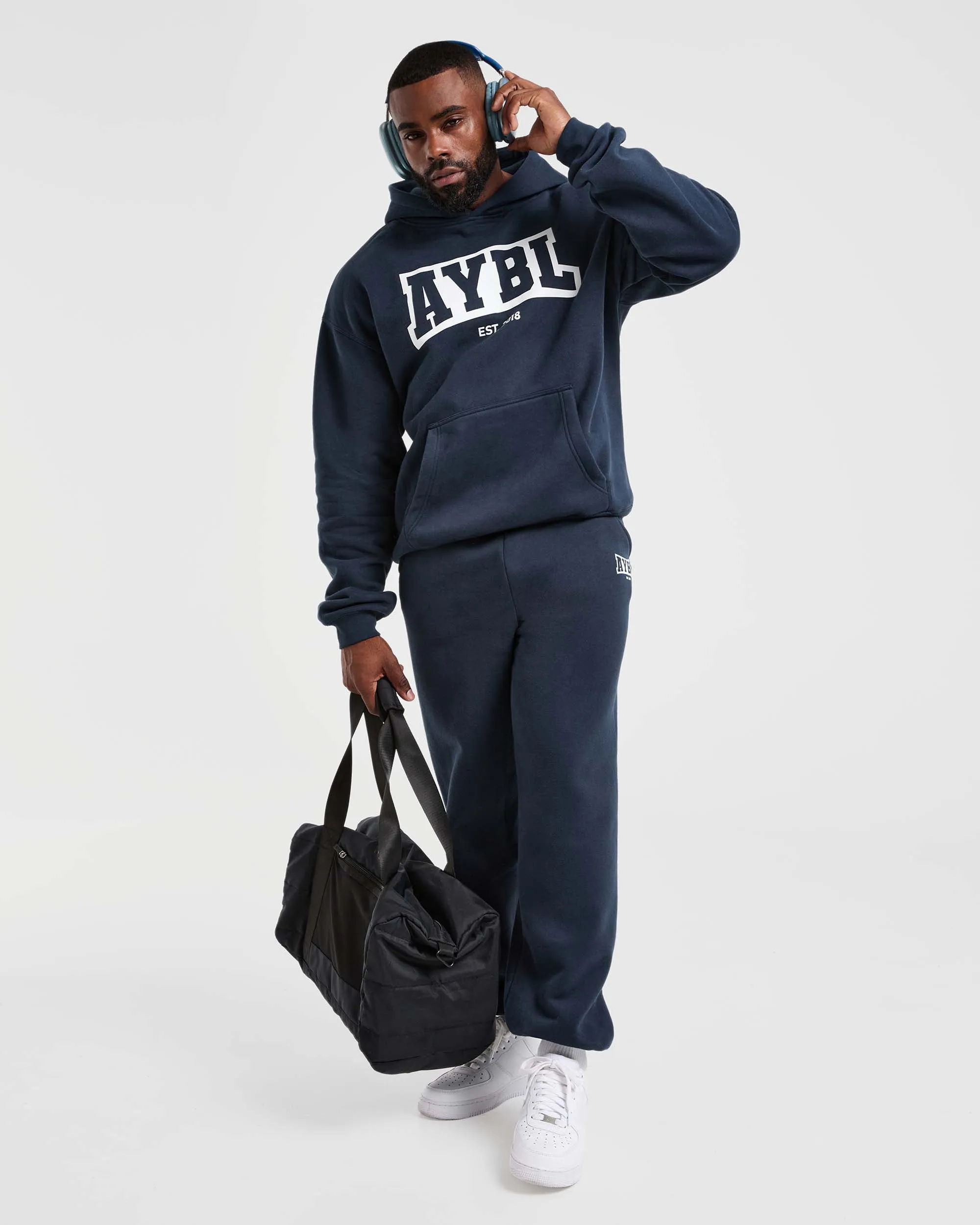 Academy Oversized Hoodie - Navy