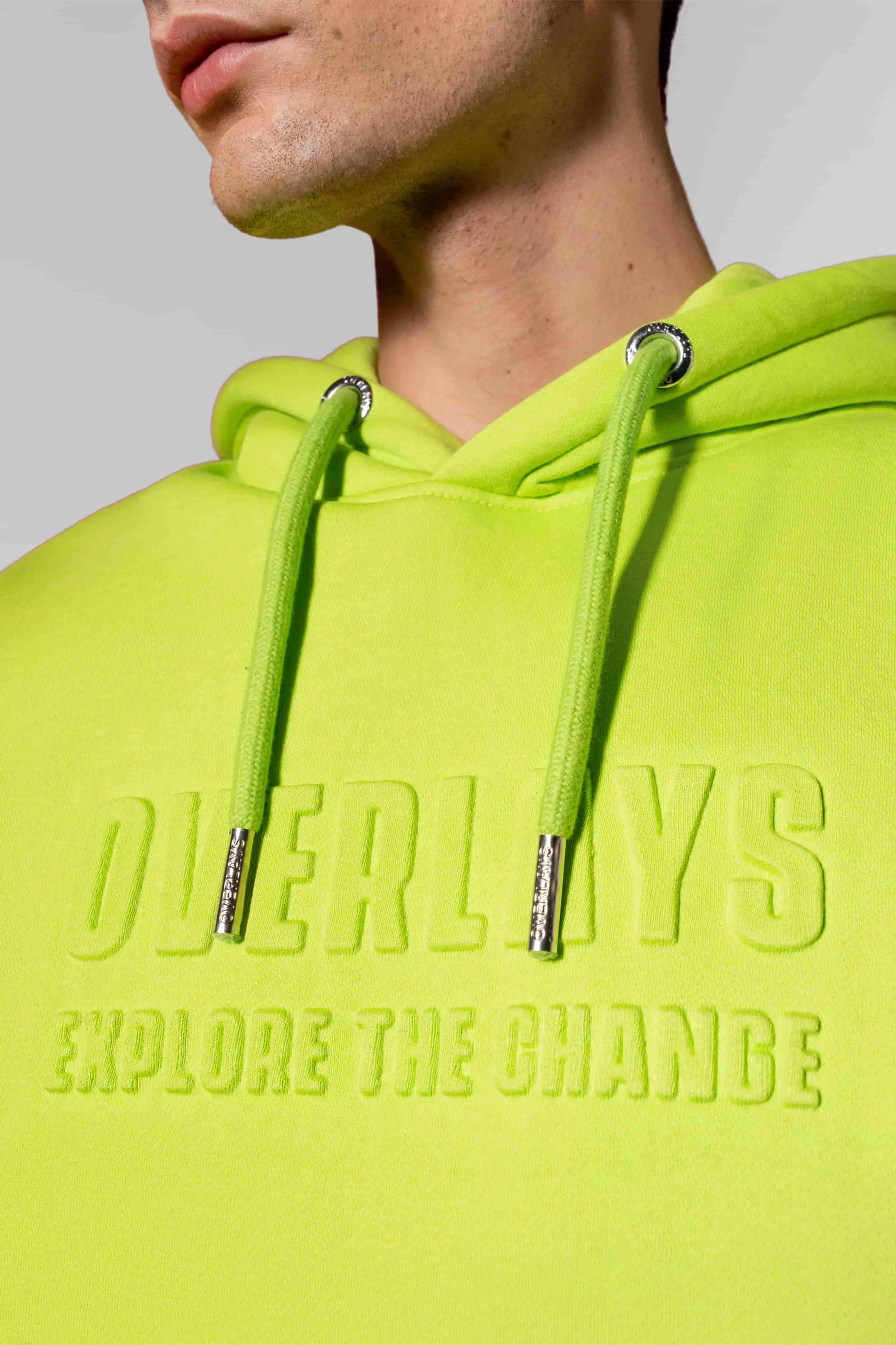 Arise Acid Lime Embossed Hoodie