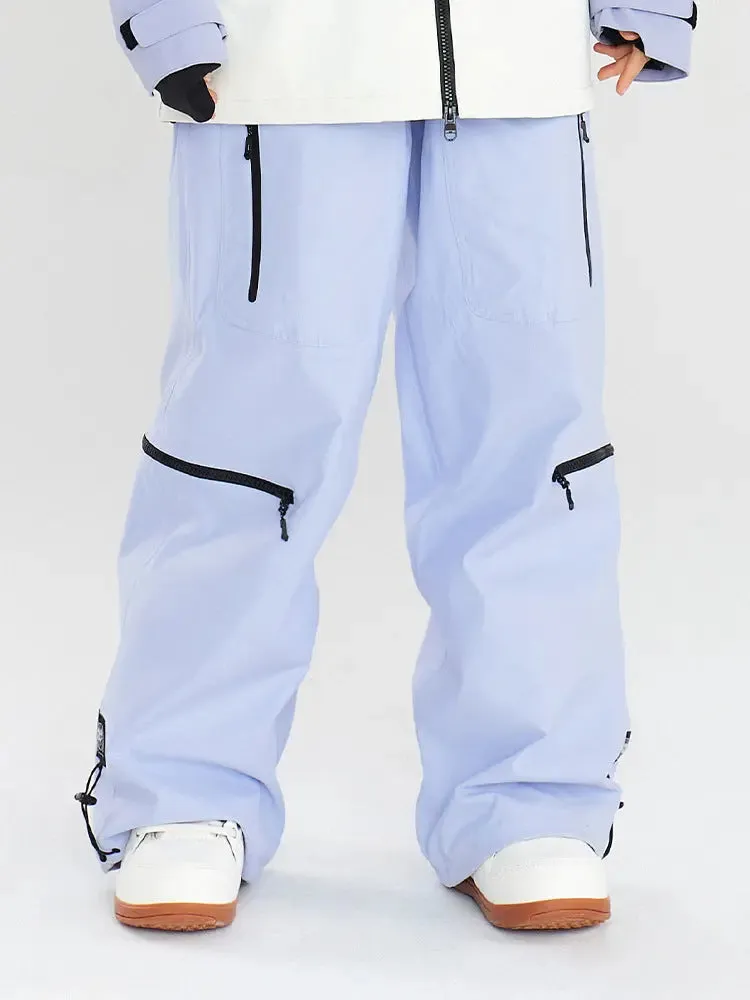 Baggy Snowboard Trousers Unisex Cargo Ski Pants