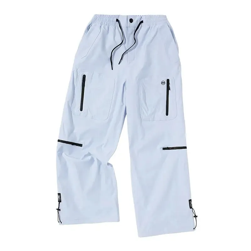 Baggy Snowboard Trousers Unisex Cargo Ski Pants