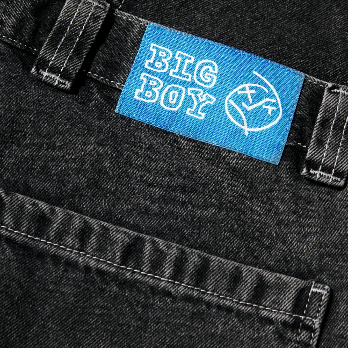 Big Boy Work Pants Knee - Silver Black