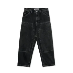 Big Boy Work Pants Knee - Silver Black