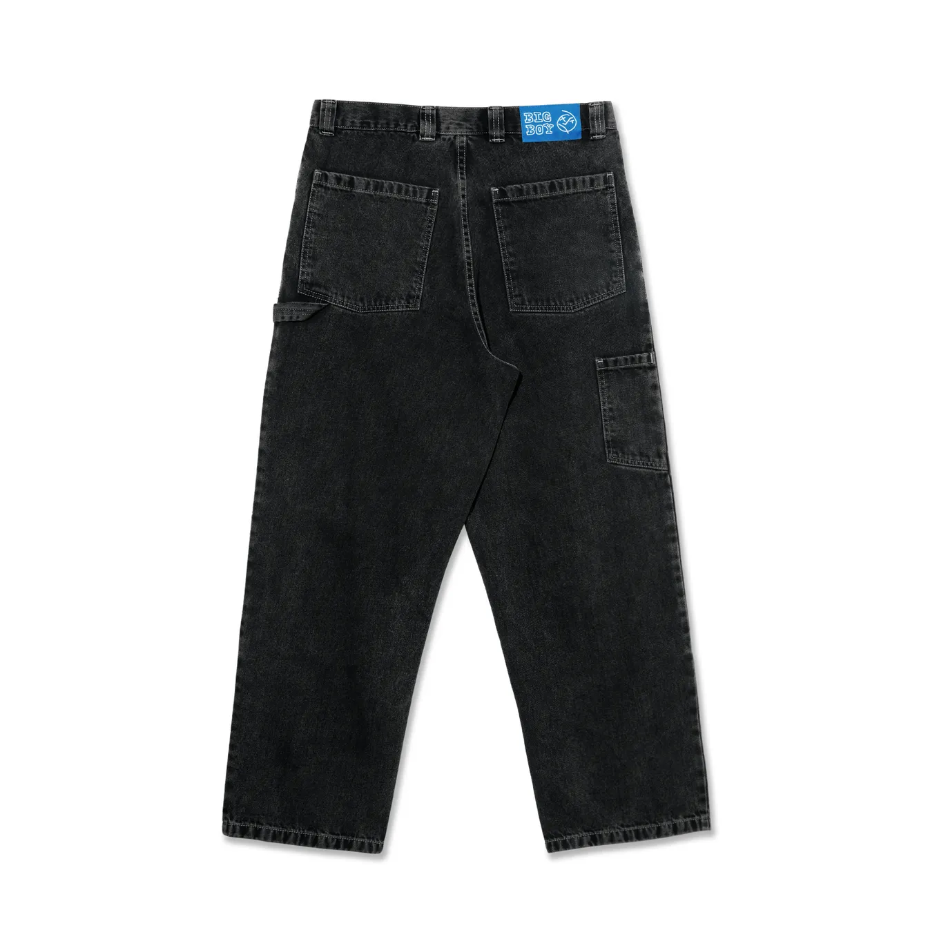 Big Boy Work Pants Knee - Silver Black