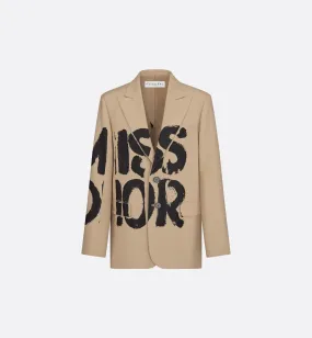 Blazer Miss Dior Graffiti Motif