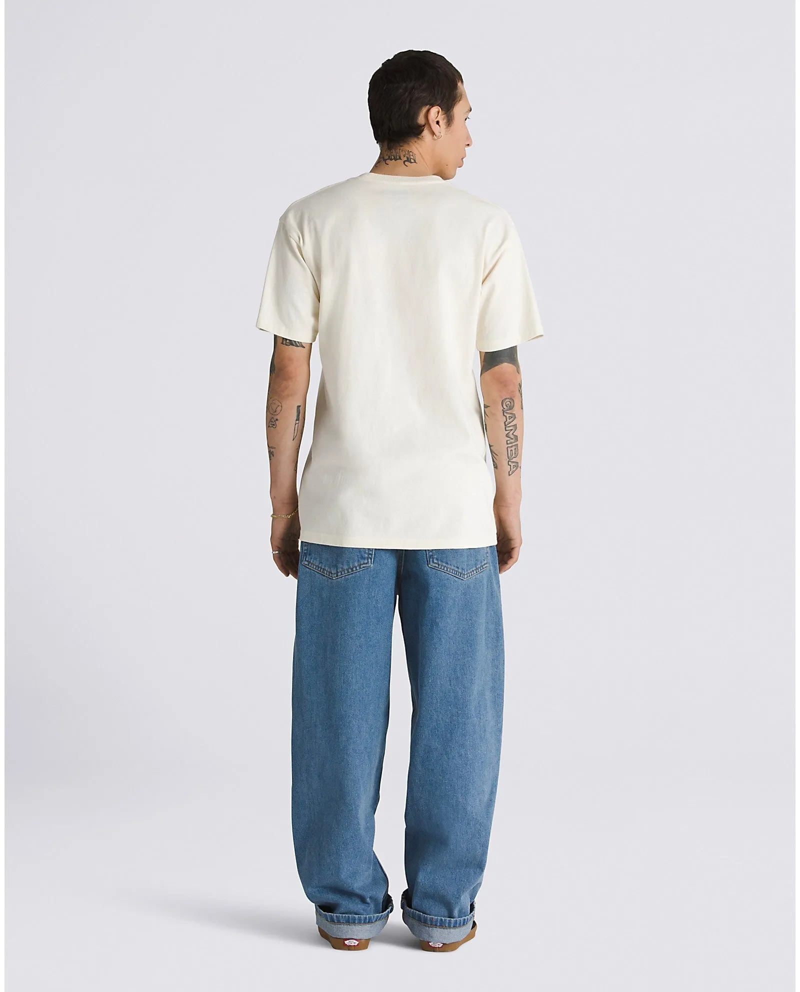 Check-5 Baggy Denim Pants - Stonewash Blue