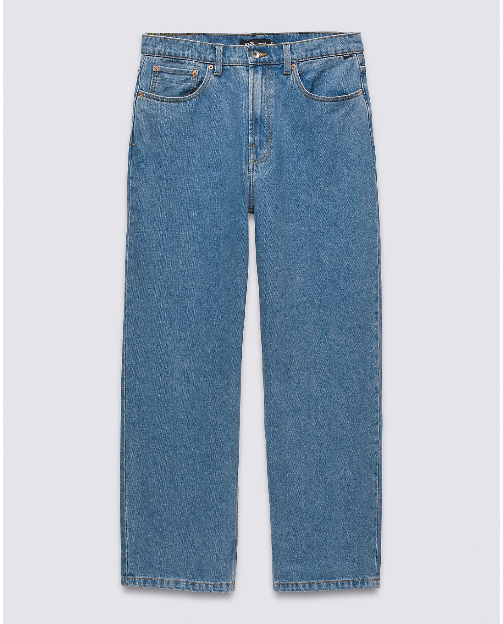 Check-5 Baggy Denim Pants - Stonewash Blue