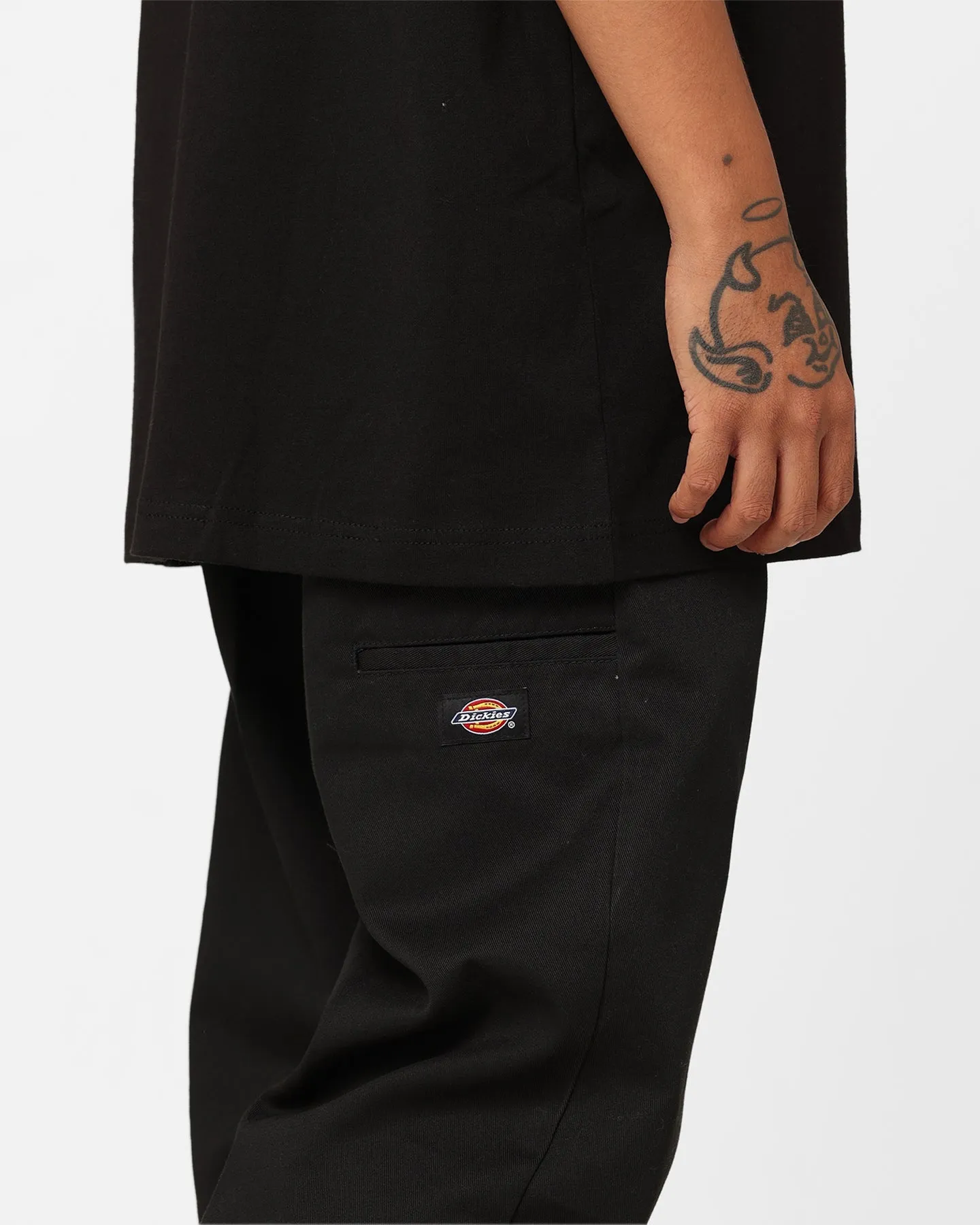 Dickies 852AU Loose Fit Washed Pants Black