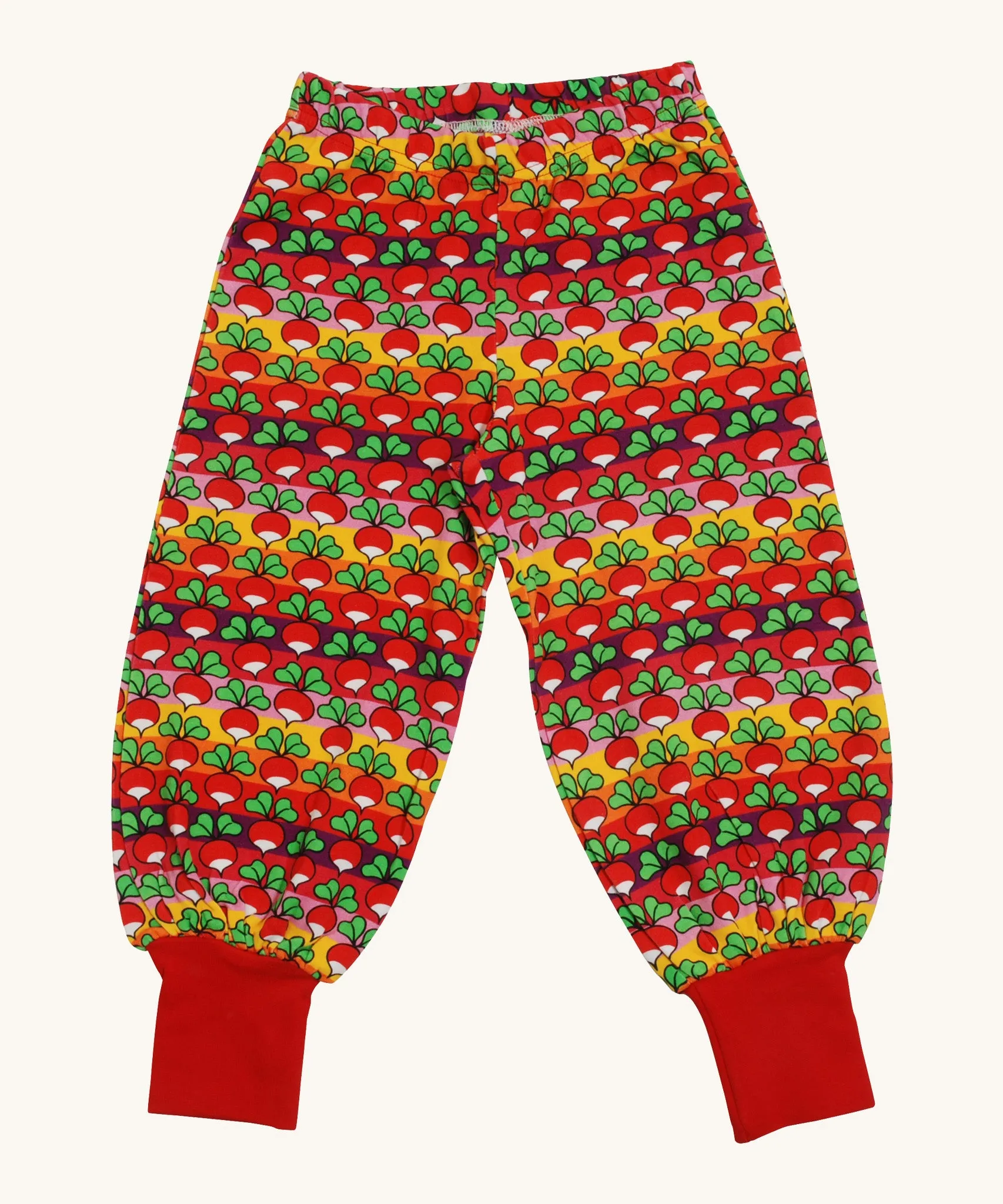 Duns Baggy Pants - Poppy Red Radish Stripe