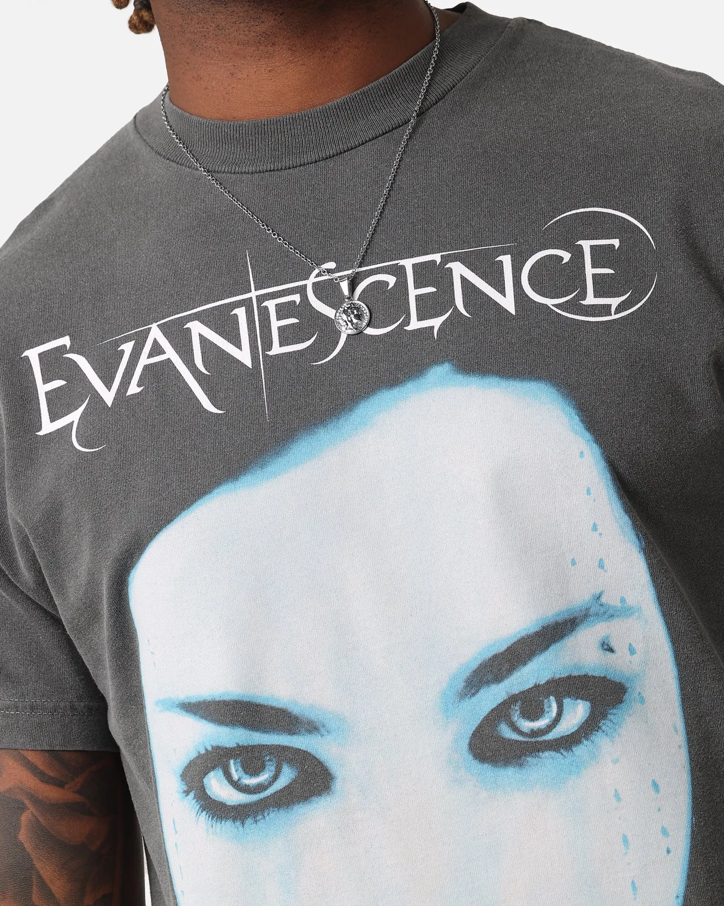 Evanescence Face T-Shirt Faded Black