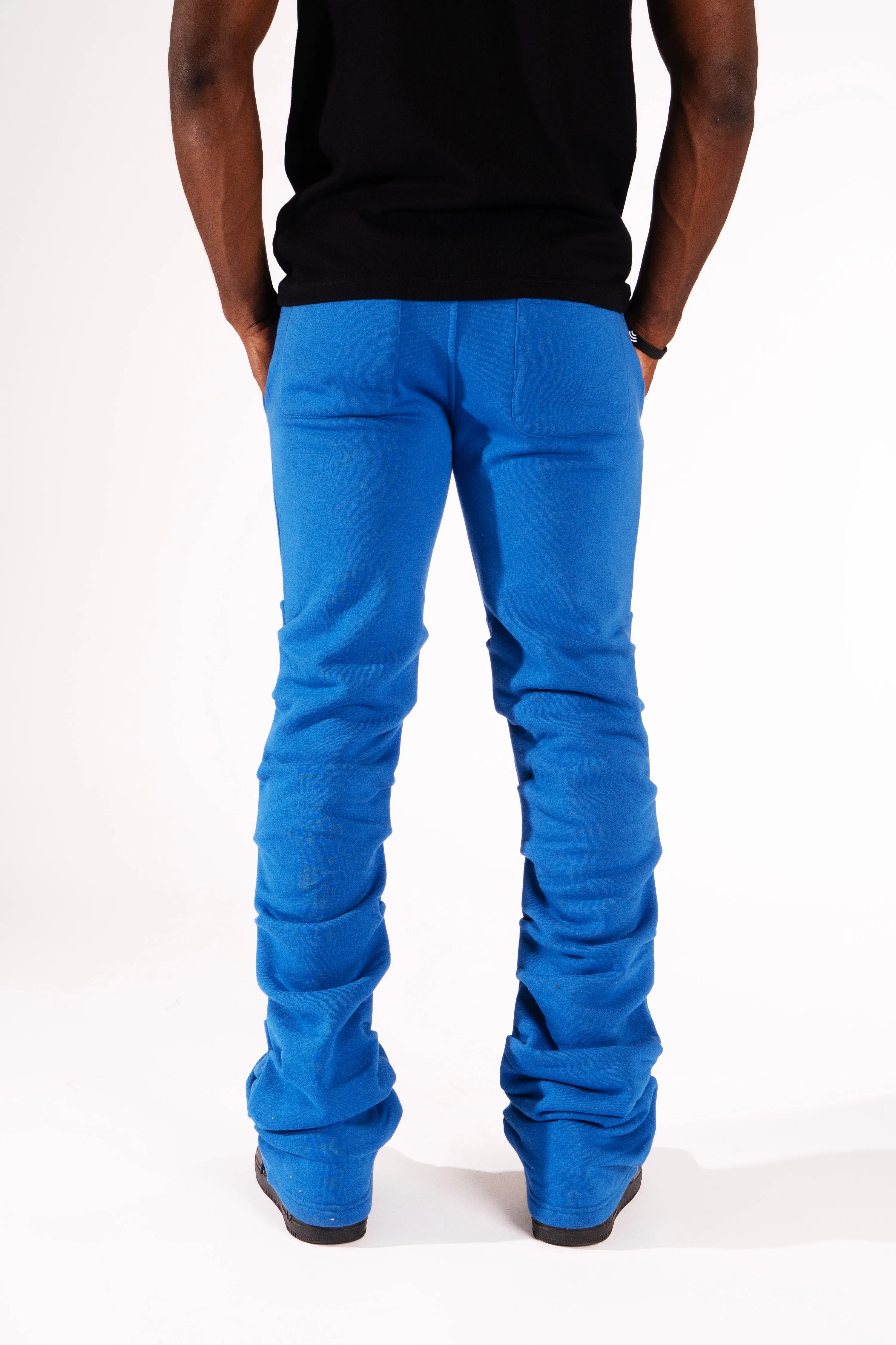 F6220 Malik Stacked Sweatpants - Royal