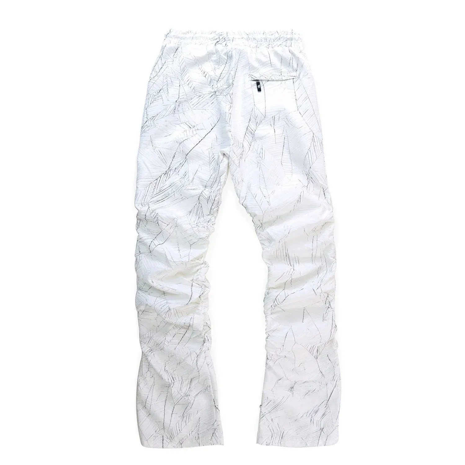 FROST ORIGINAL Monico Nylon Stacked Pants (White)