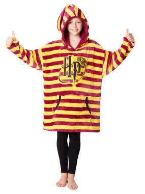 Harry Potter Red Hoodies For Girls, Kids Oversized Hoodie Blanket