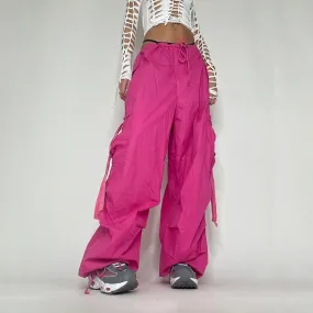 Hot Pink hard Baggy Pants 2022 Loose Sweat Pants