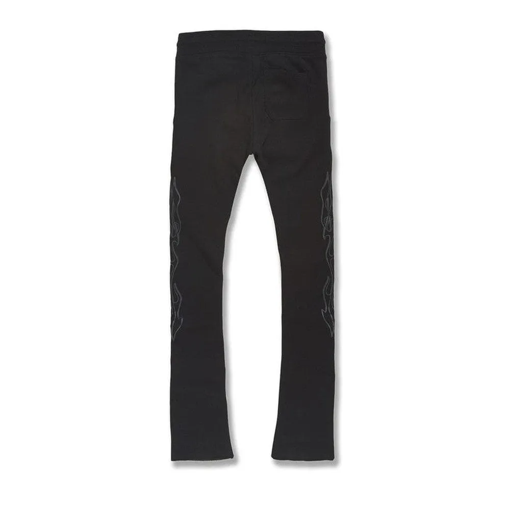 Kid's Paradise Tour Stacked Sweatpants, Noir