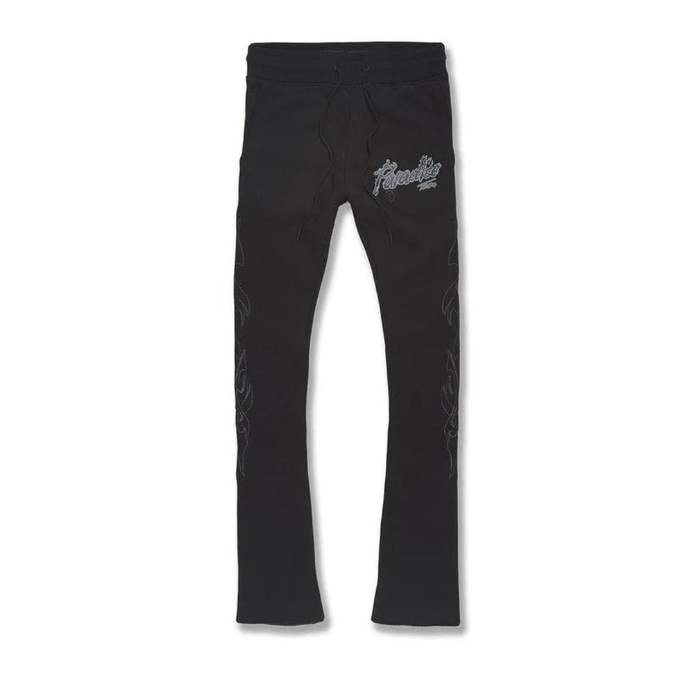 Kid's Paradise Tour Stacked Sweatpants, Noir