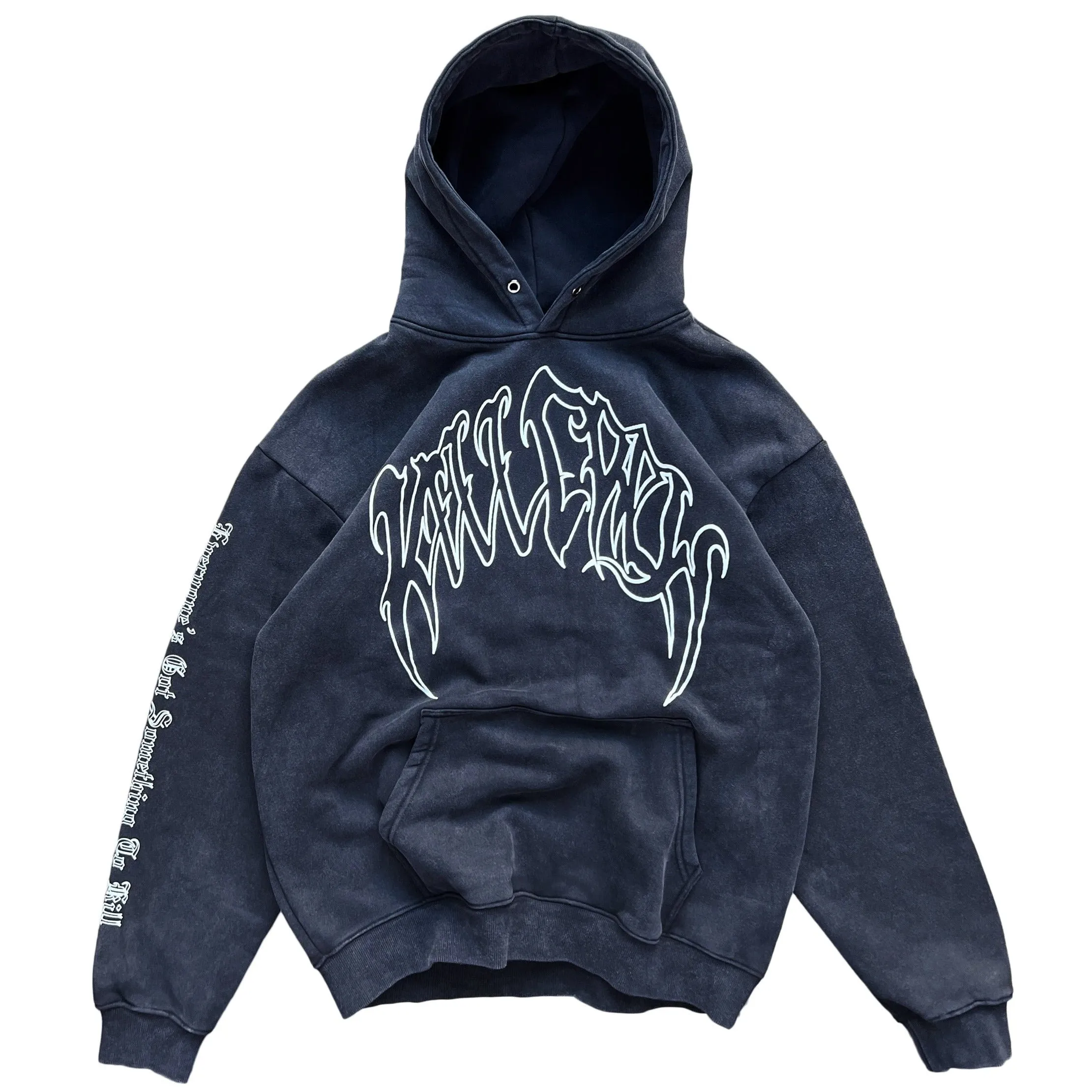 KILL CREW OVERSIZED LUX HOODIE - BLACK