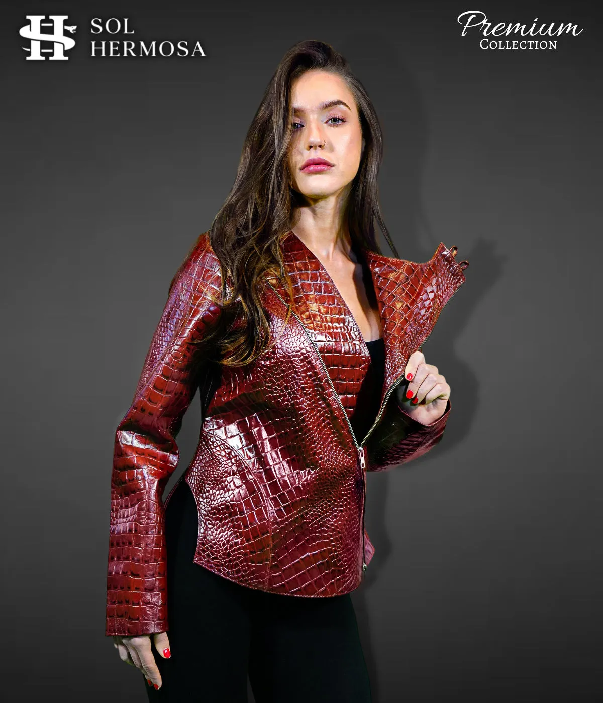 Leather Jacket For Women - Hera