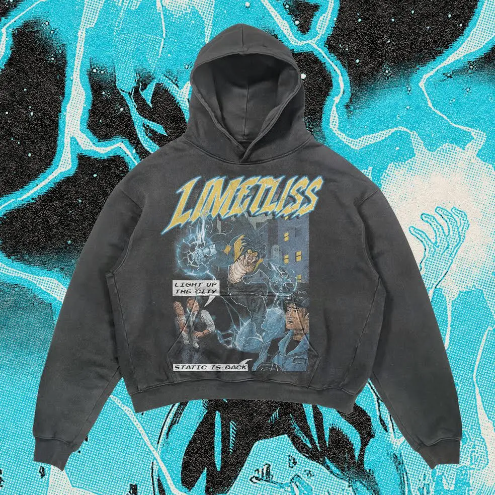 LIMETLISS Static Shock Tribute Hoodie