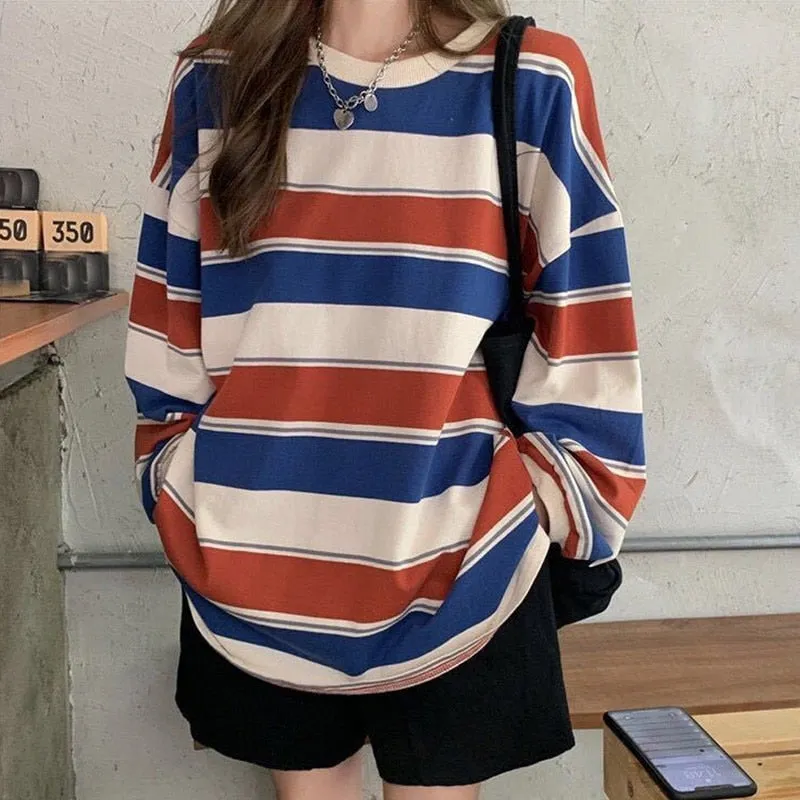 Long Sleeve Streetwear Oversized top