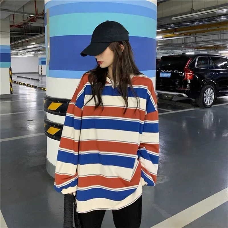 Long Sleeve Streetwear Oversized top