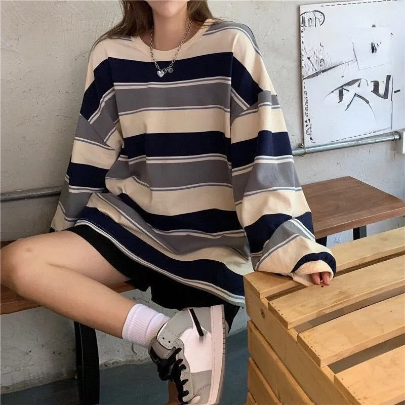 Long Sleeve Streetwear Oversized top