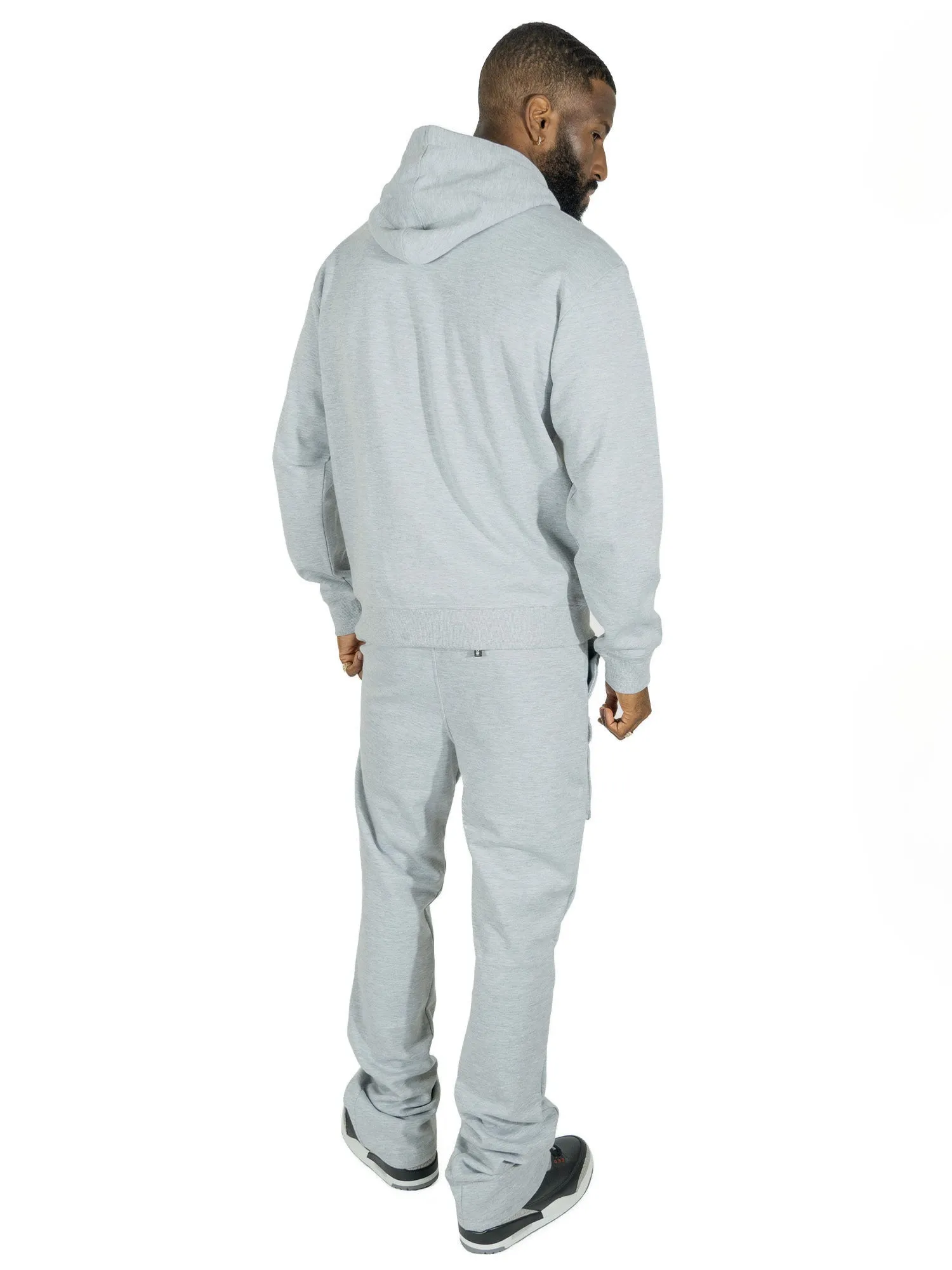 M1635 Essentials Stacked Sweatpants - Gray