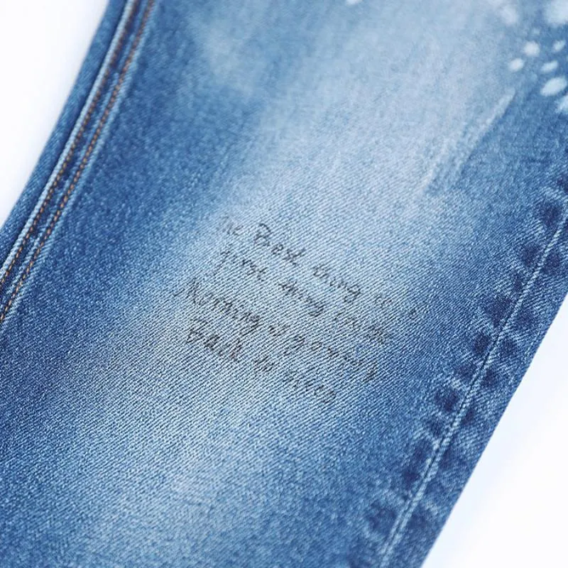 Men's Autumn/Winter Ripped Jeans With Letters Print