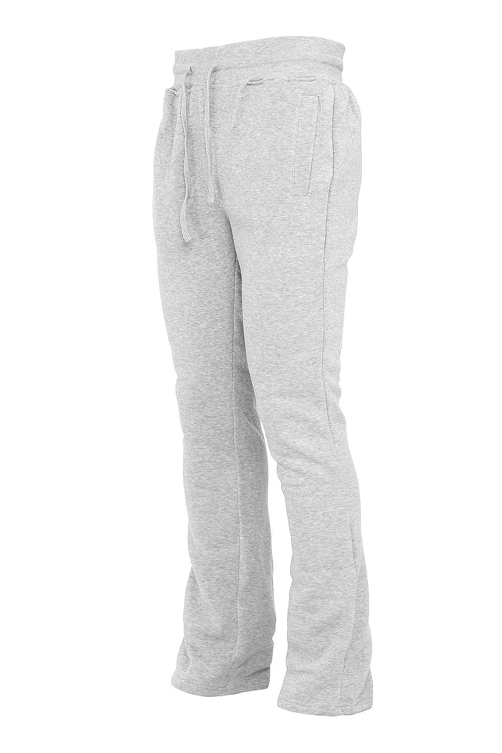 Men's Essential Slim Fit Flared Fleece Stacked Sweatpants