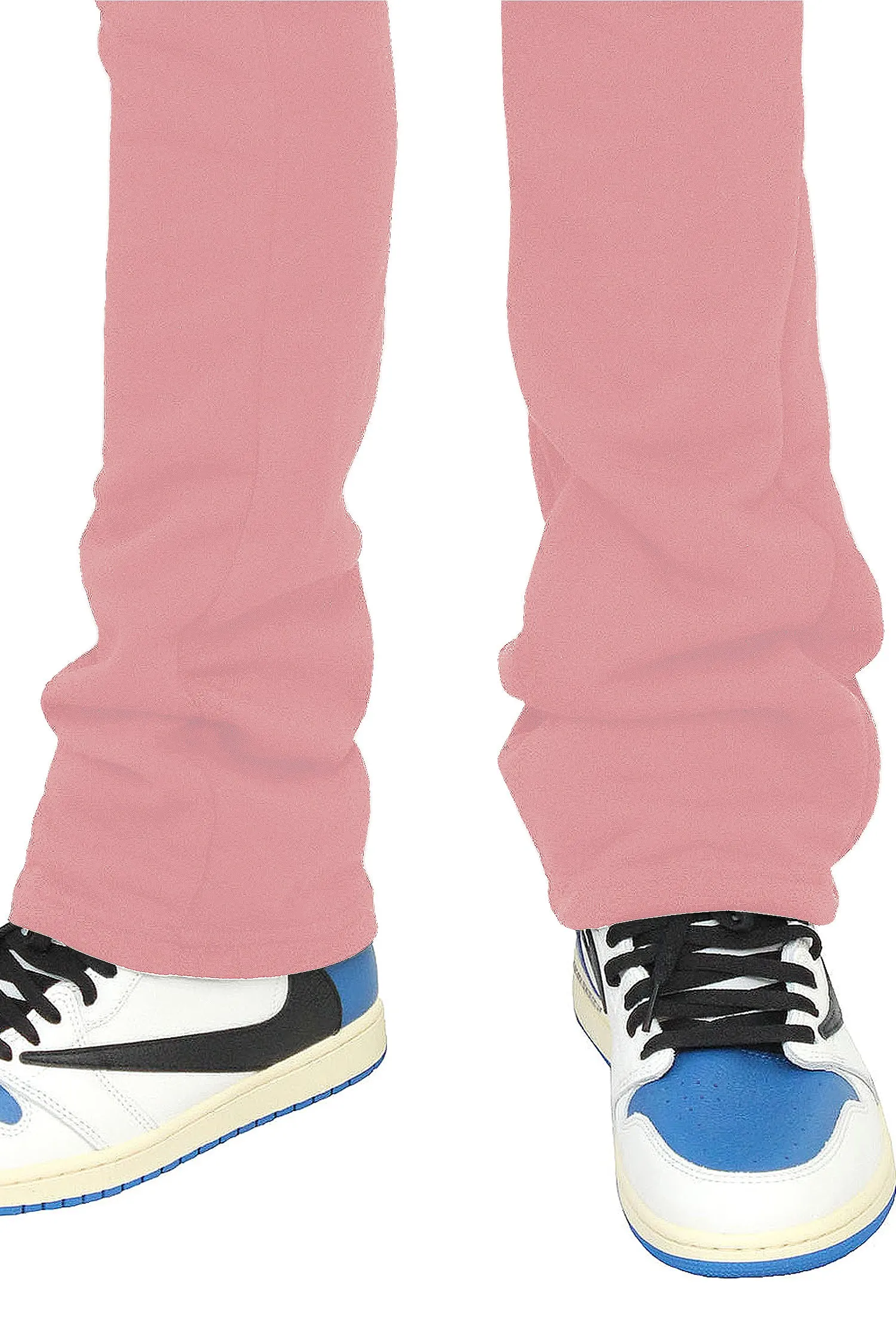 Men's Essential Slim Fit Flared Fleece Stacked Sweatpants