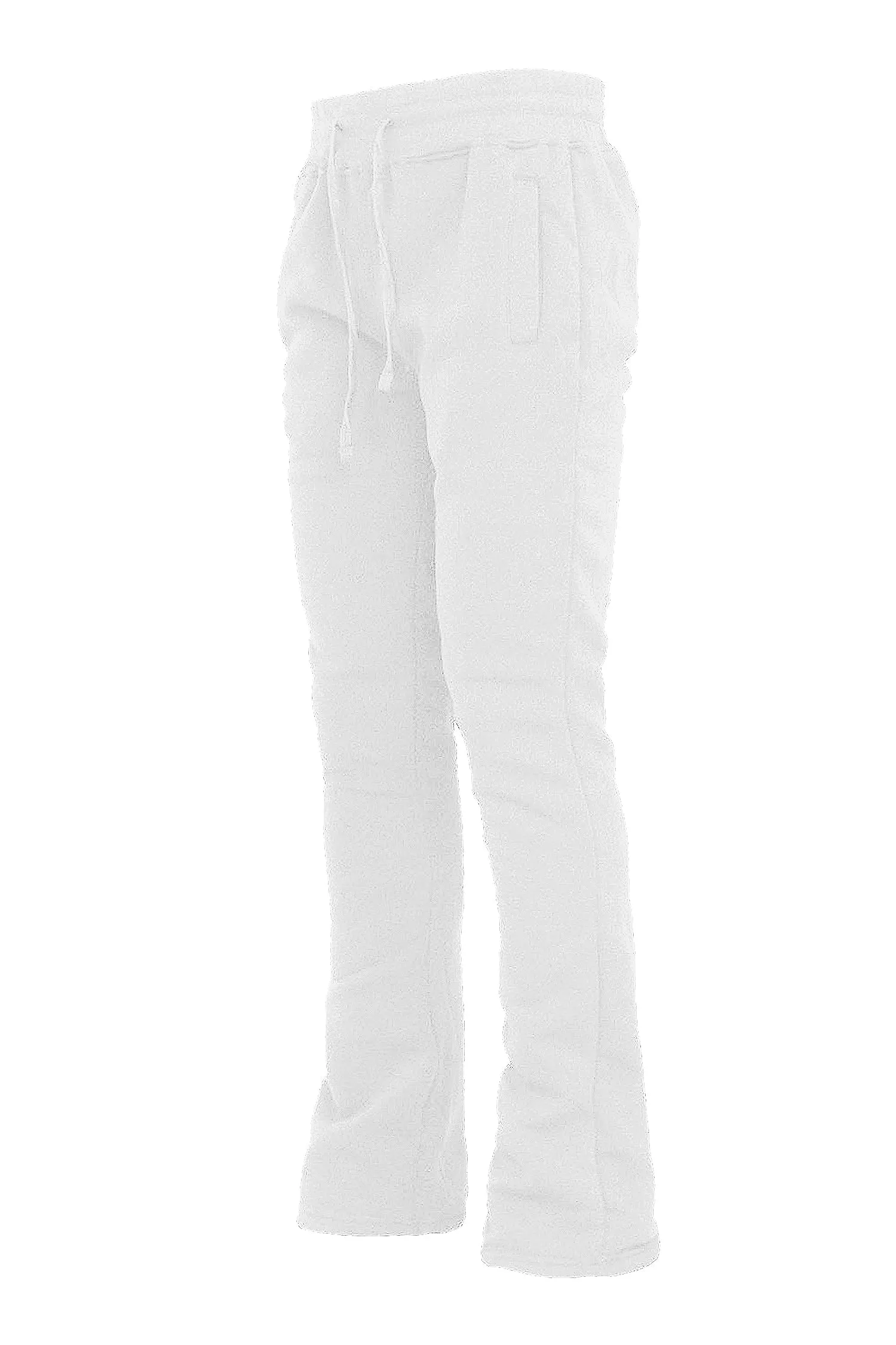 Men's Essential Slim Fit Flared Fleece Stacked Sweatpants