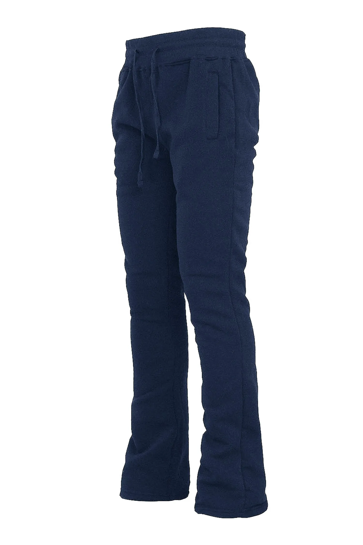 Men's Essential Slim Fit Flared Fleece Stacked Sweatpants