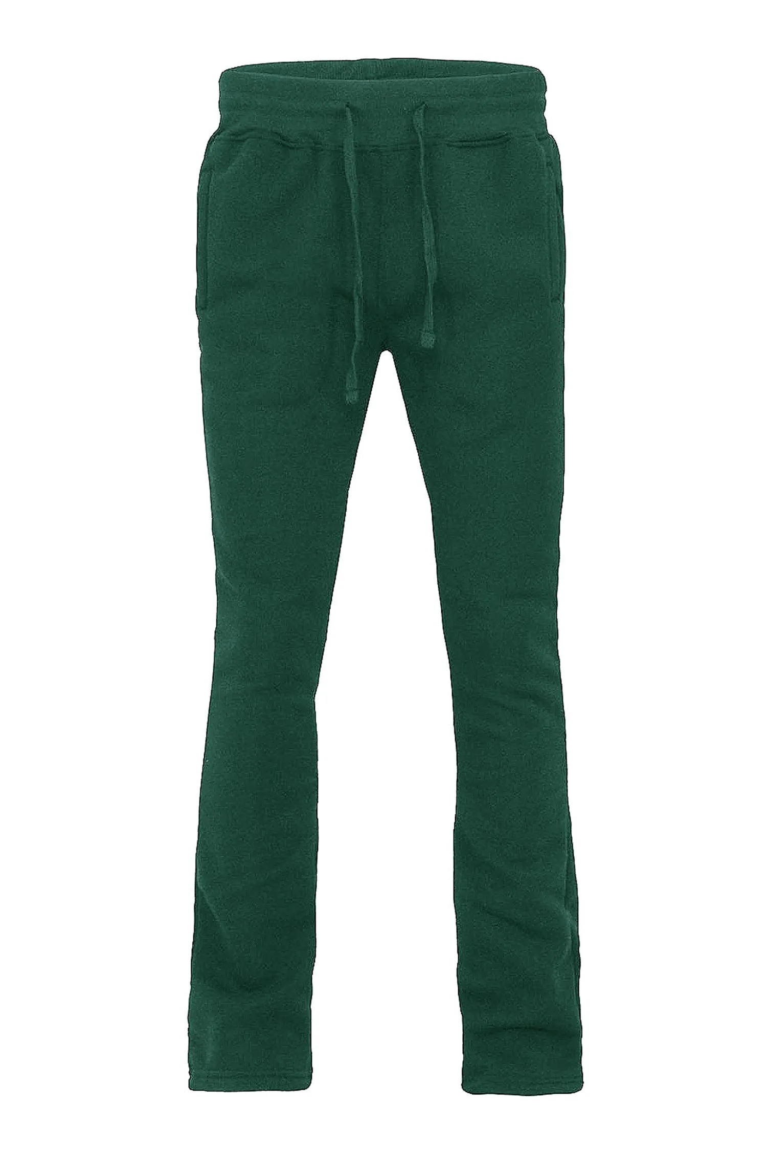 Men's Essential Slim Fit Flared Fleece Stacked Sweatpants