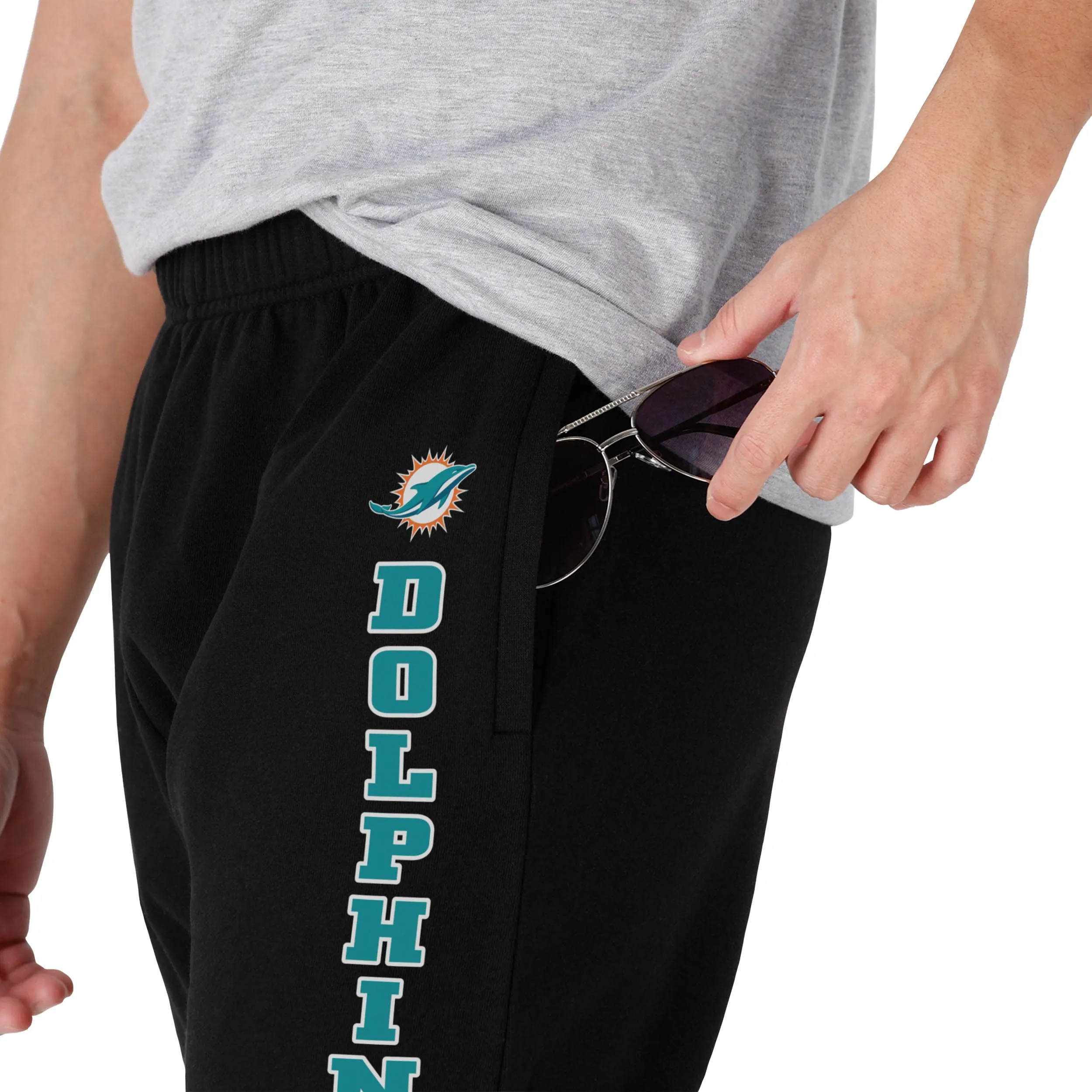 Miami Dolphins NFL Mens Team Color Sweatpants