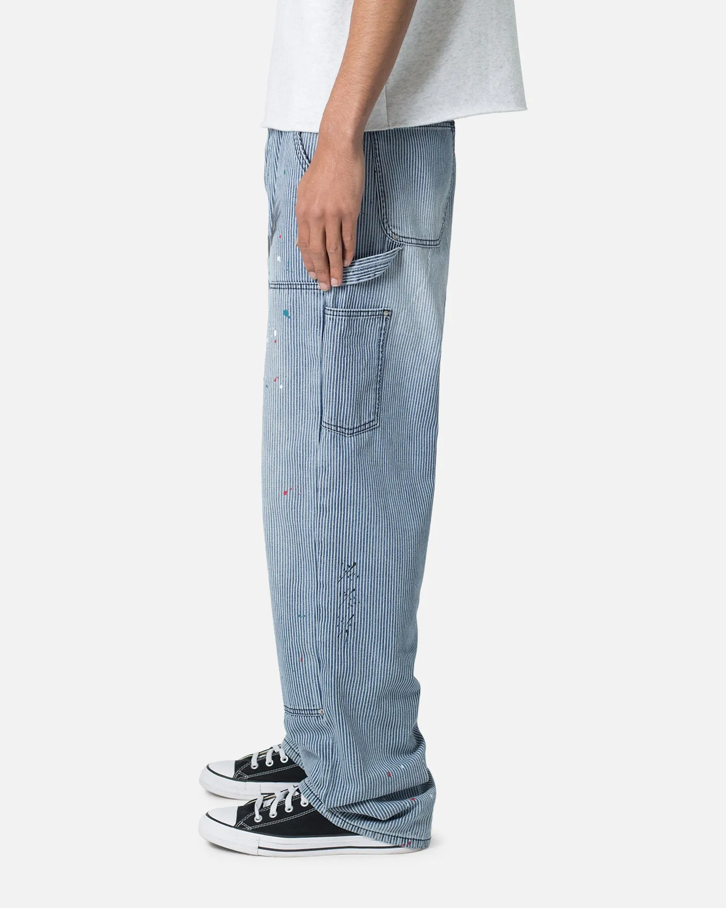 MNML Jacquard Carpenter Pants Blue