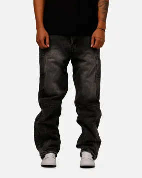 MNML Ultra Baggy Padded Denim Pants Black