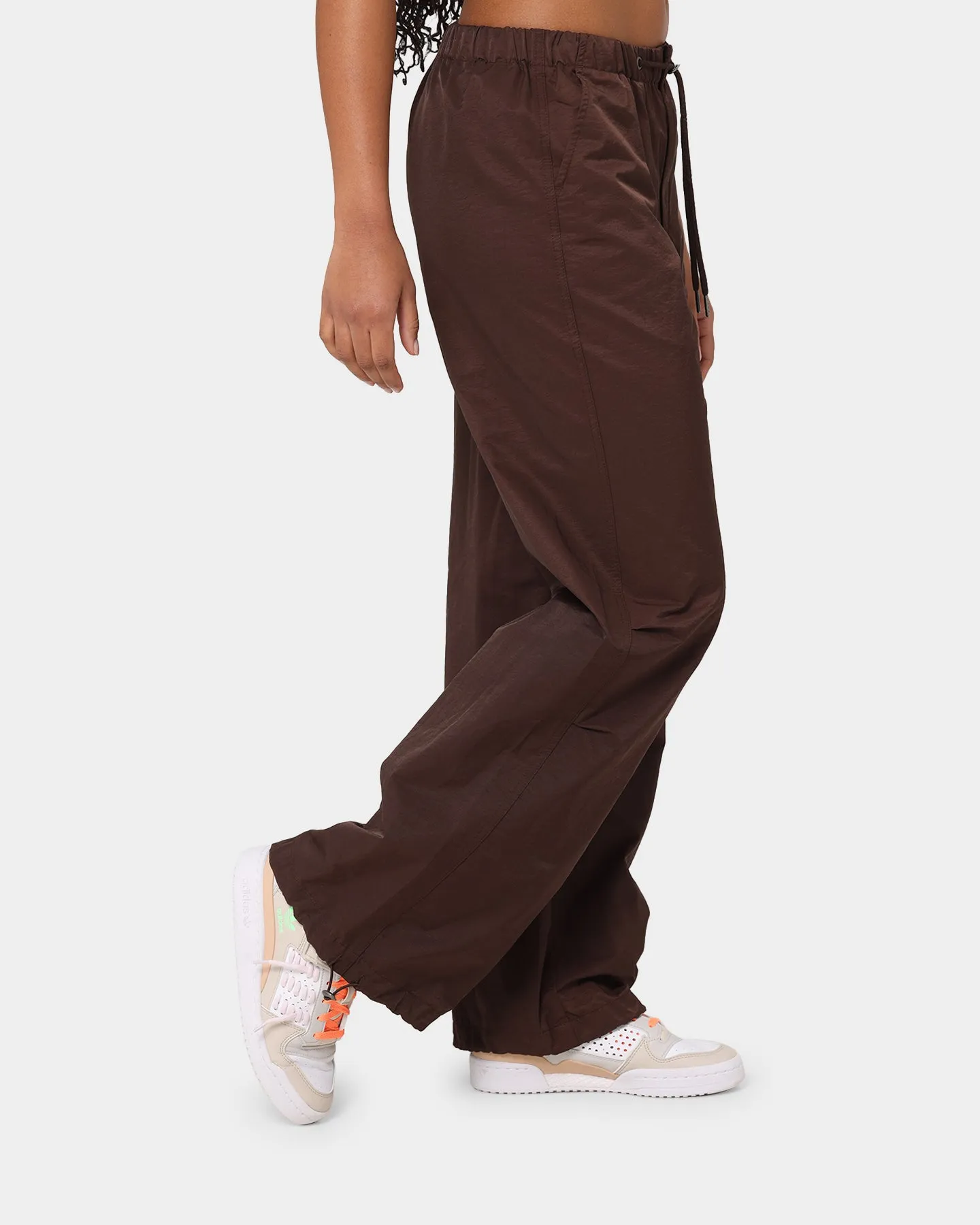 MNML Women's Parachute Pants Brown