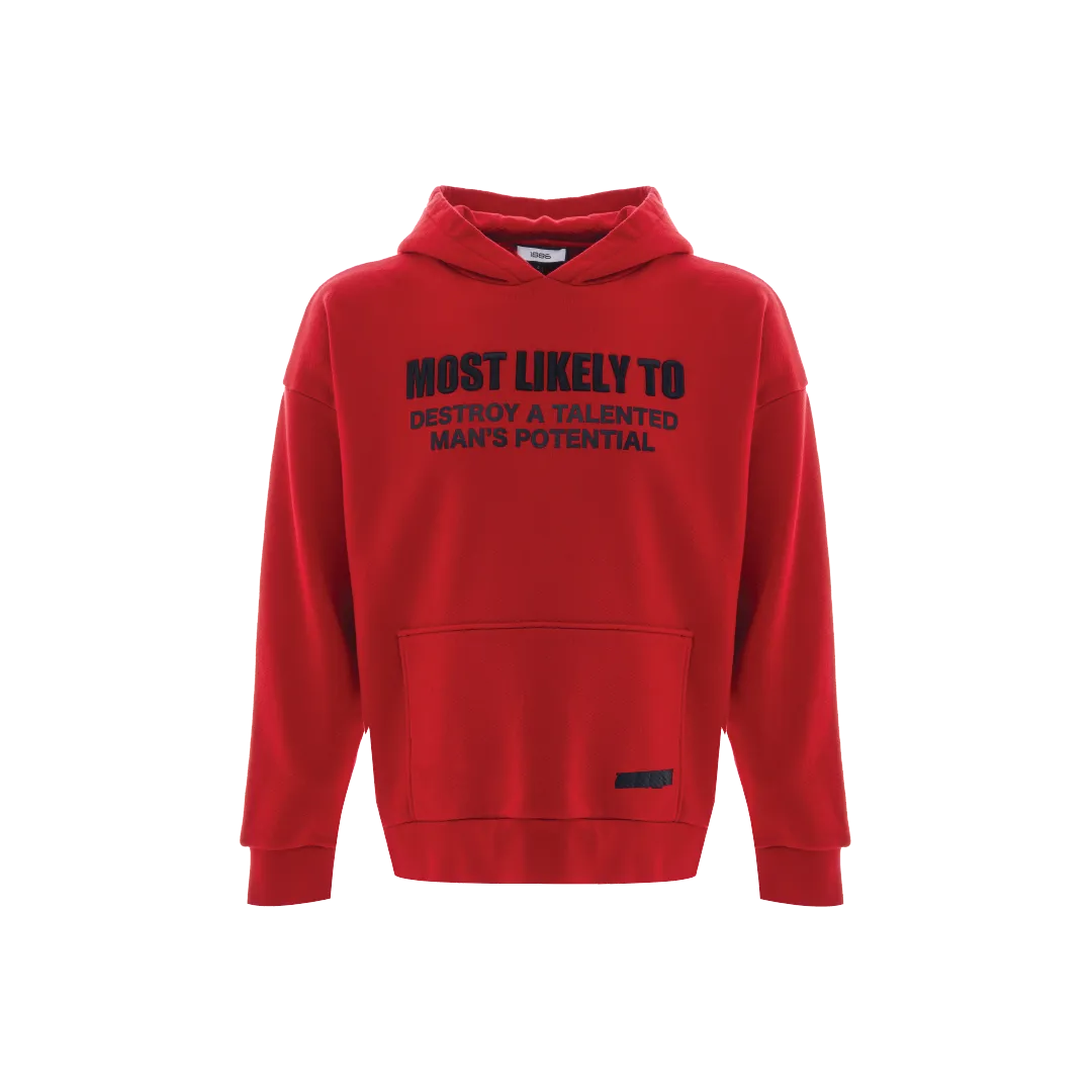 MOST LIKELY HOODIE- RED