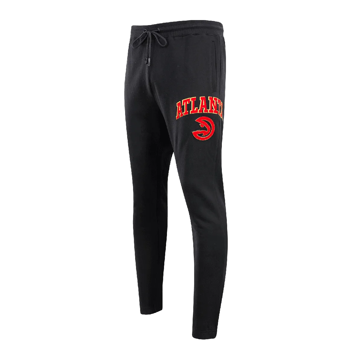 NBA ATLANTA HAWKS STACKED LOGO MEN'S SWEATPANT (BLACK)