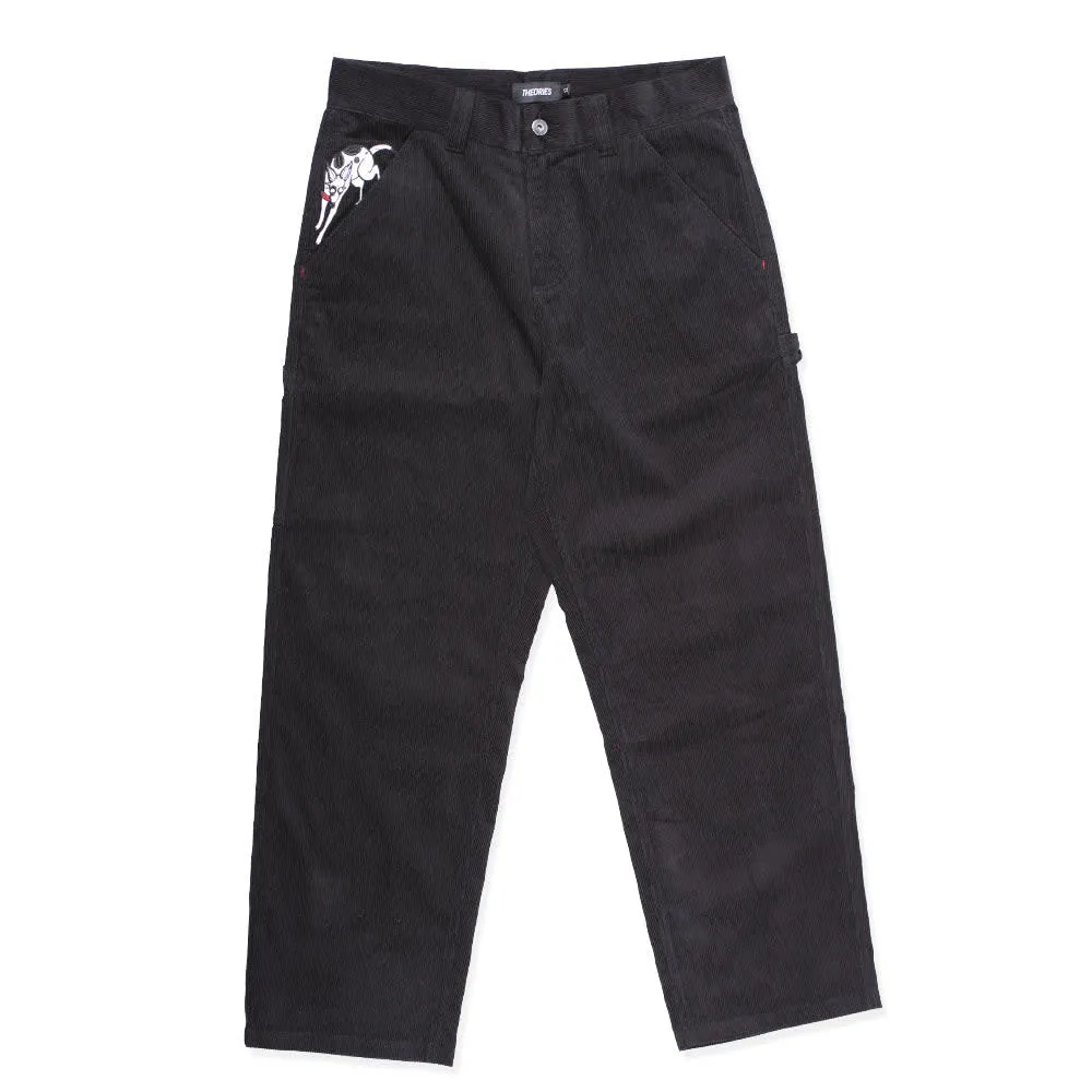 Piano Trap Corduroy Carpenter Pant - Black