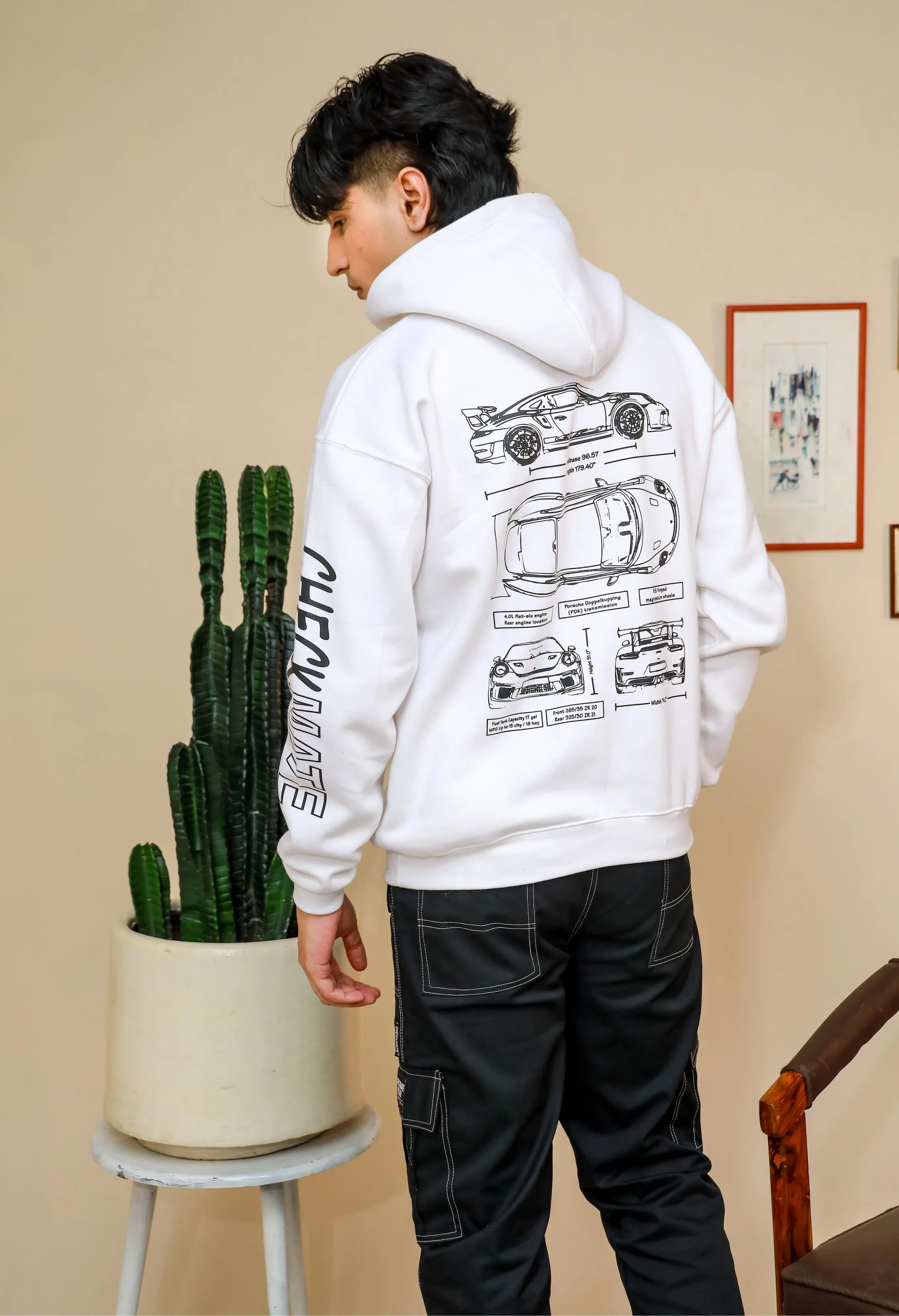 PORSCHE OVERSIZED HOODIE