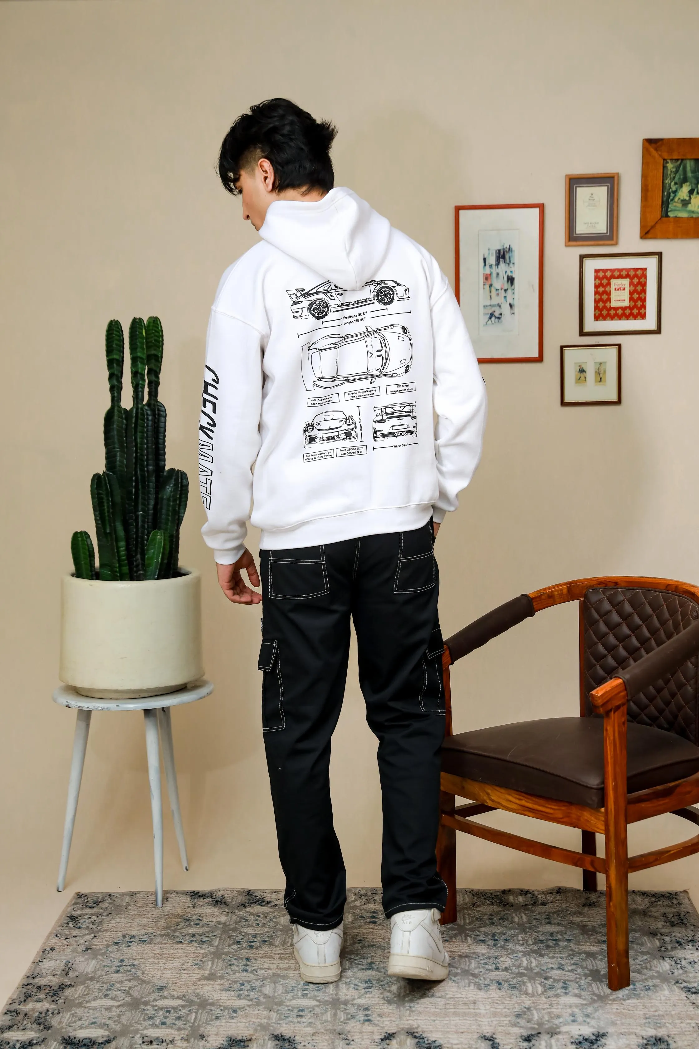 PORSCHE OVERSIZED HOODIE