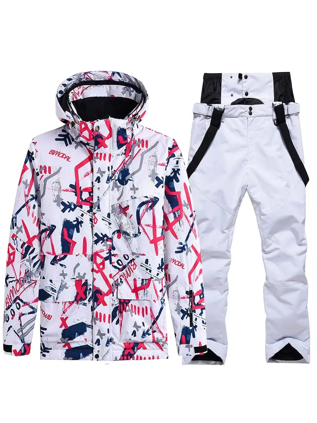 Riuiyele Women's Graffiti Ski Suits