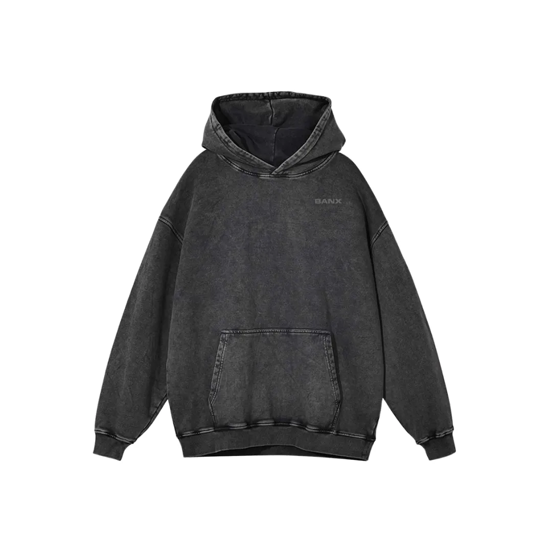 STAPLE LOGO Oversized Hoodie - Stone Washed