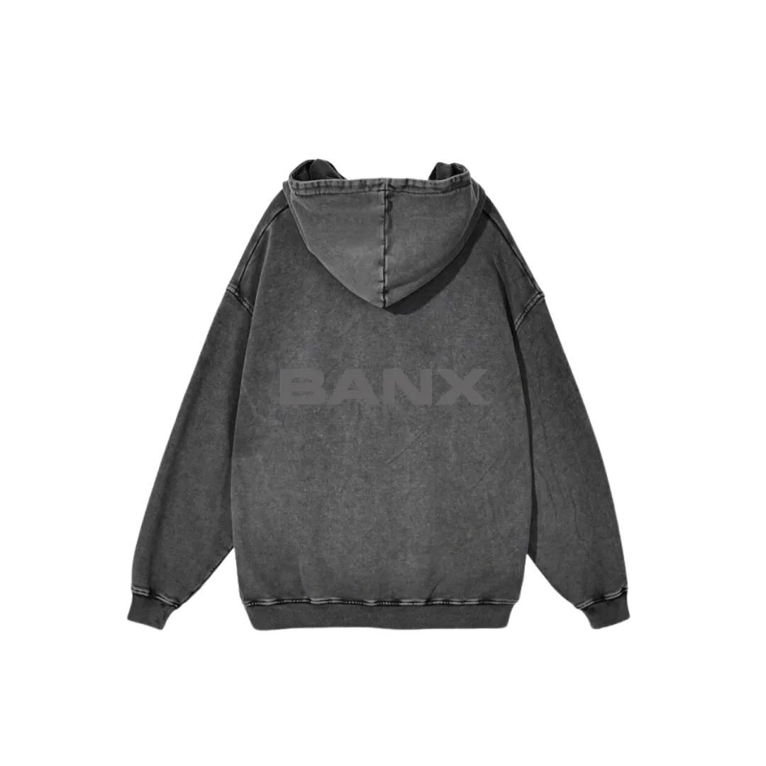 STAPLE LOGO Oversized Hoodie - Stone Washed