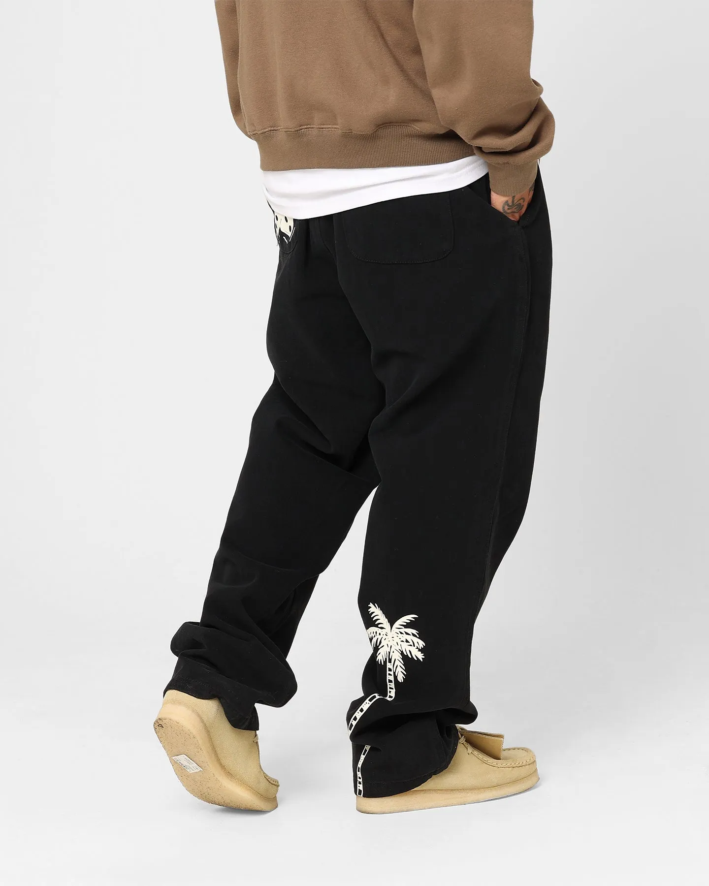 Stussy Icon Beach Pants Black