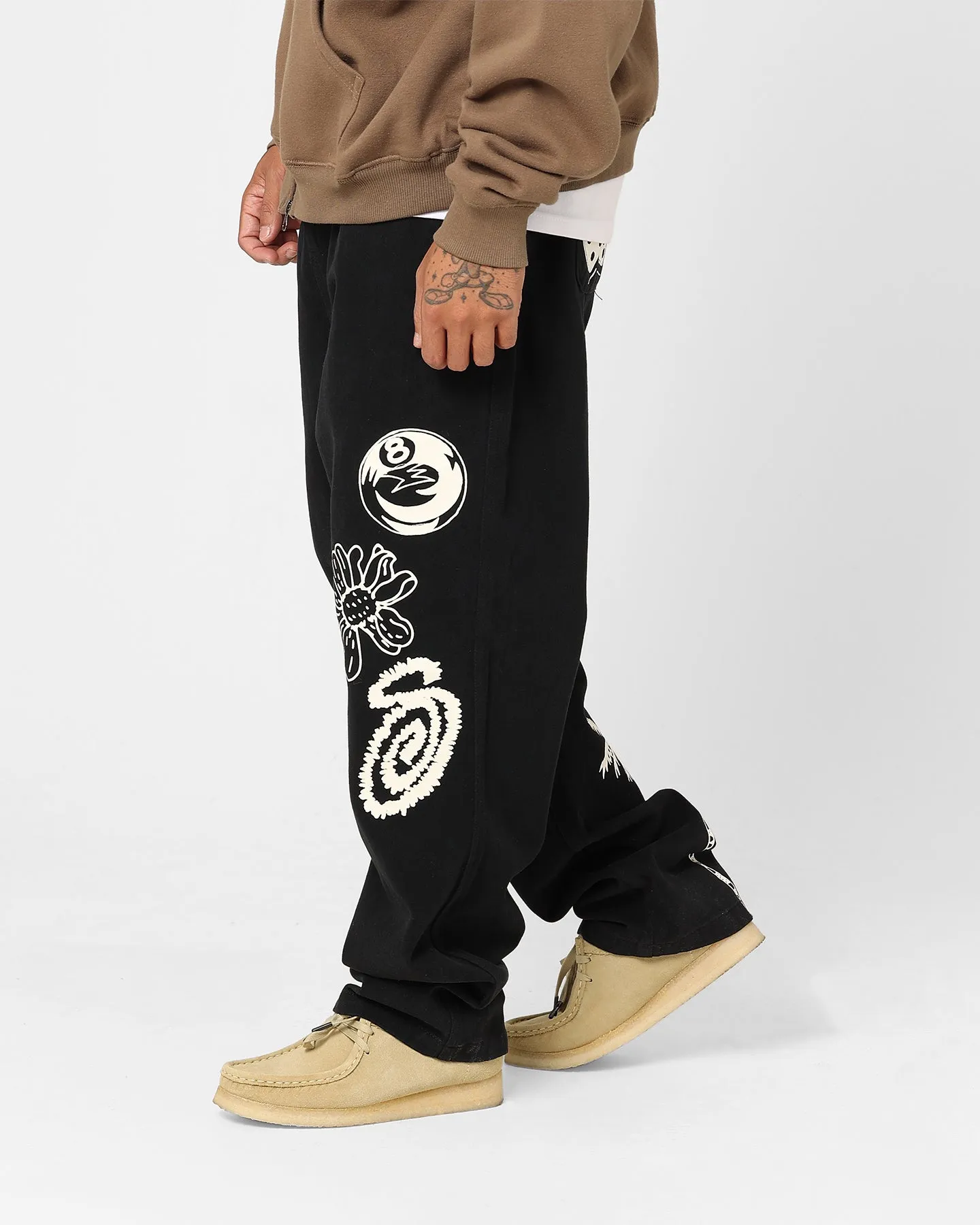 Stussy Icon Beach Pants Black