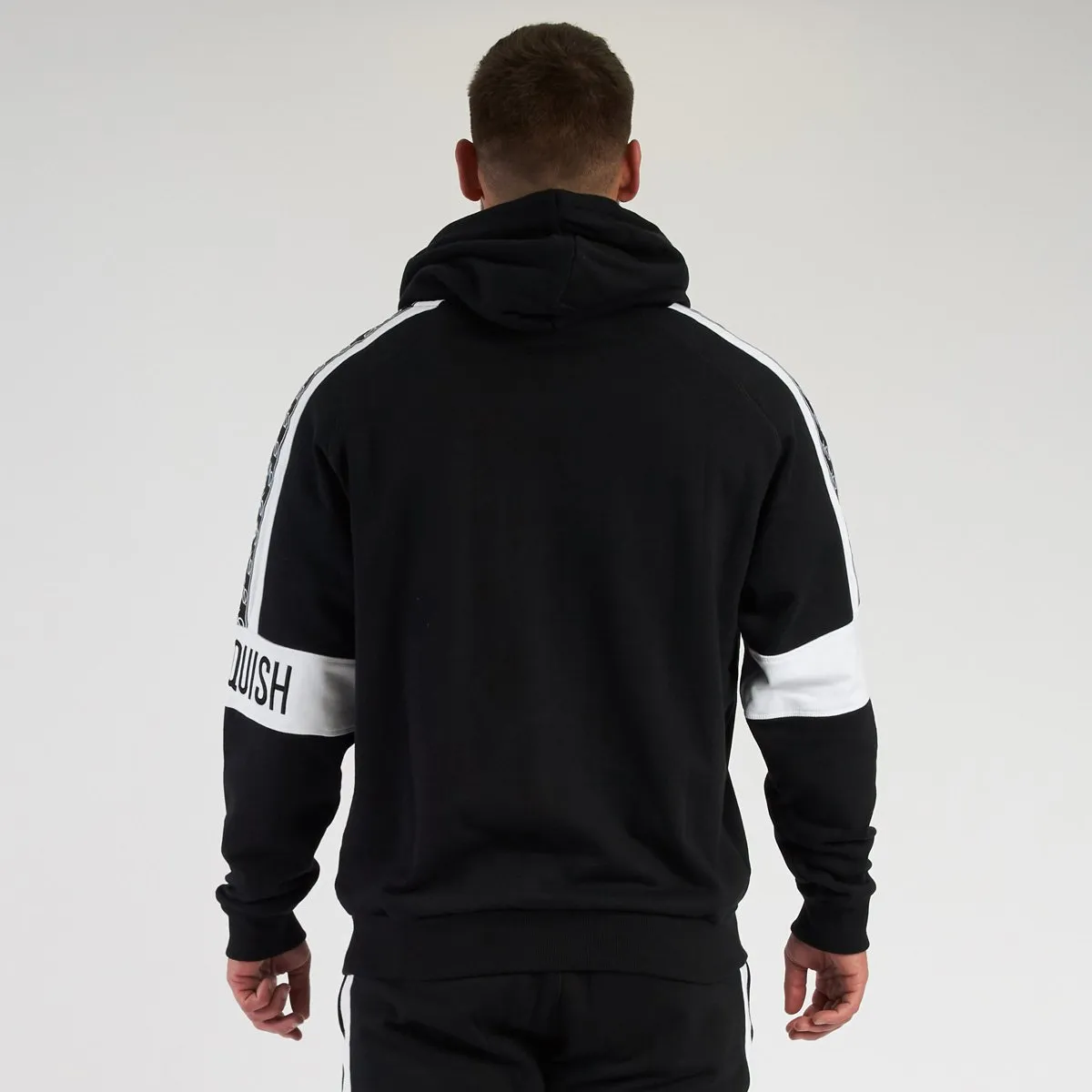 Vanquish Contrast Black Oversized Hoodie