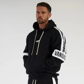 Vanquish Contrast Black Oversized Hoodie