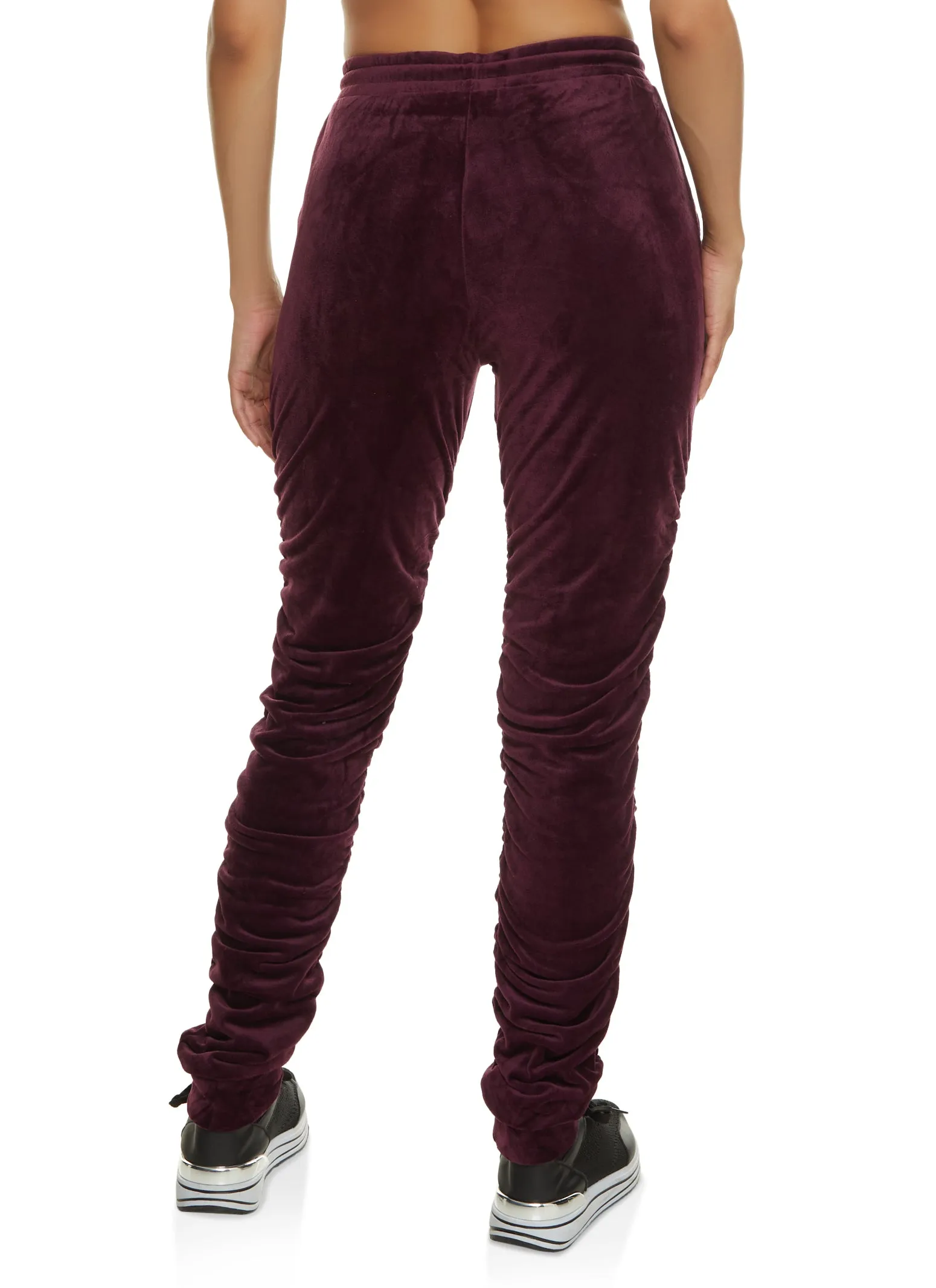 Velour Stacked Joggers